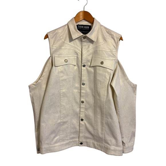 Subin Hahn Fluidwear Cold - Shoulder Western Jacket NWOT - Picture 1 of 4